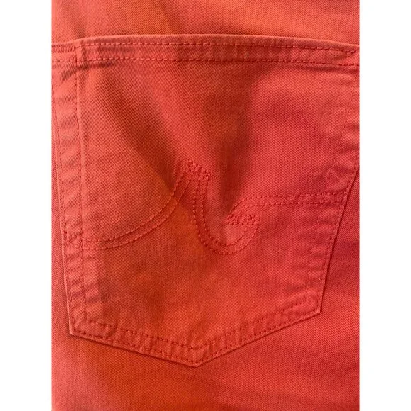 AG Adriano Goldschmied Men's Matchbox Slim Straight Leg Pants 34x35 Red - Picture 11 of 12